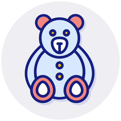 Teddy  bear Generic Circular icon