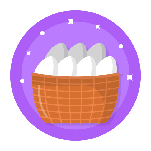 caixa de ovo Generic Circular Ícone