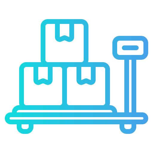 Parcel weight Generic Gradient icon