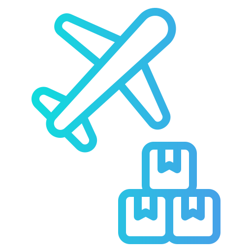 Air Freight Generic Gradient icon