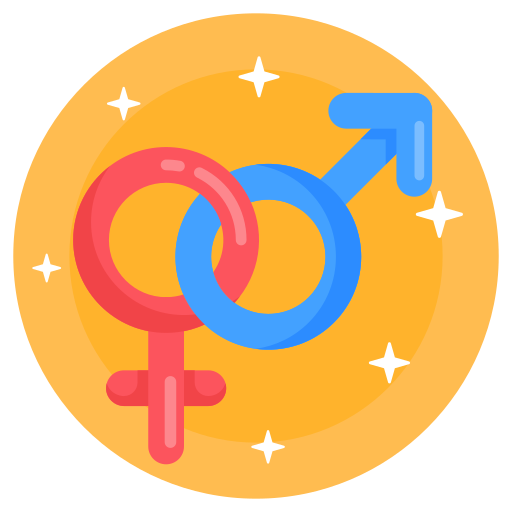 símbolo sexual Generic Circular icono