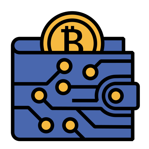 carteira bitcoin Generic Outline Color Ícone