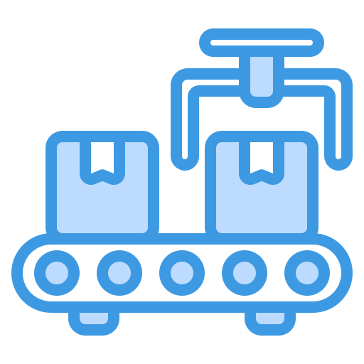 Conveyor belt Generic Blue icon
