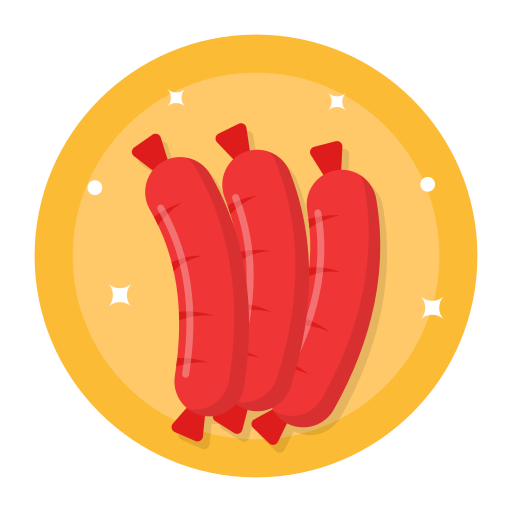 hot-dog Generic Circular Icône