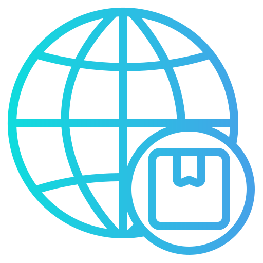 世界的な分布 Generic Gradient icon