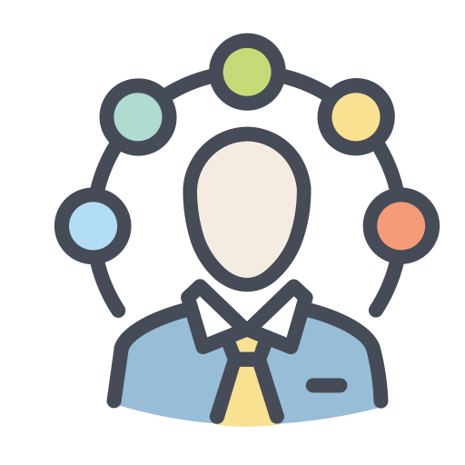 Manager Generic Outline Color icon