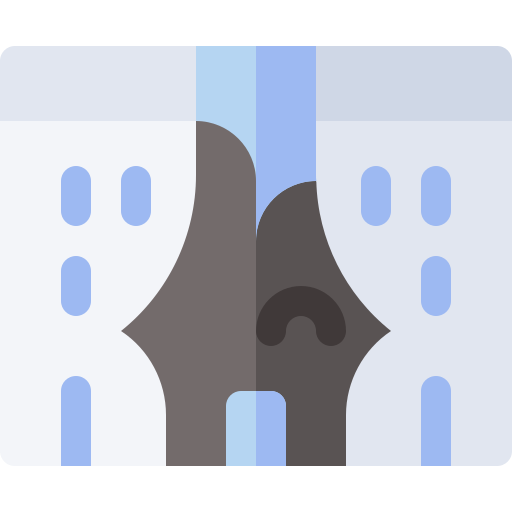 museo magritte Basic Rounded Flat icono