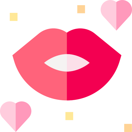 キス Basic Straight Flat icon