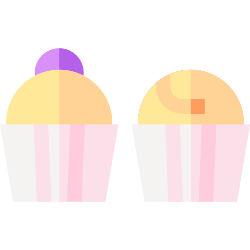 Cupcakes Basic Straight Flat icon