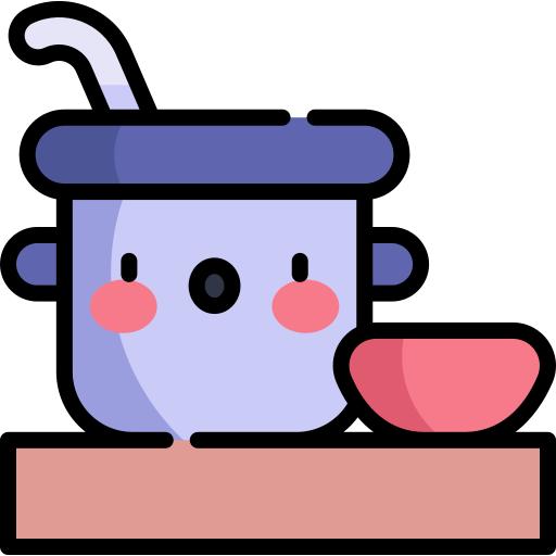 suppe Kawaii Lineal color icon
