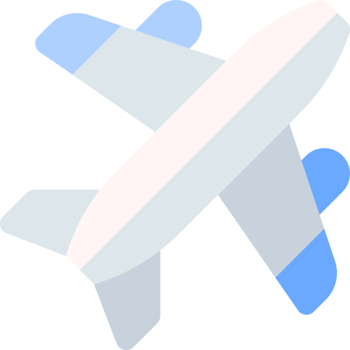 Plane Basic Rounded Flat icon