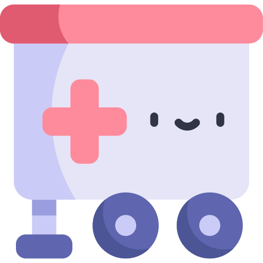 mobiles krankenhaus Kawaii Flat icon