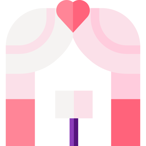 arco de boda Basic Straight Flat icono