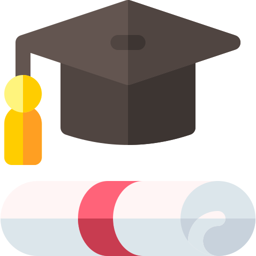 educación Basic Rounded Flat icono