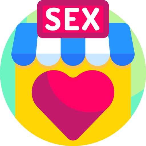 sexshop Detailed Flat Circular Flat icon