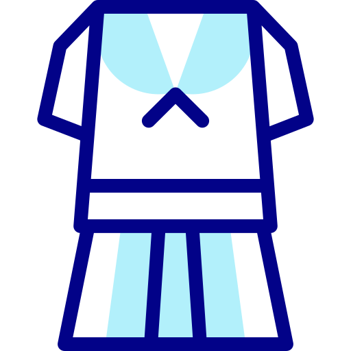 uniform Detailed Mixed Lineal color icon