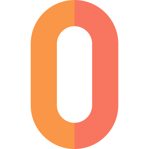 O Basic Straight Flat icon