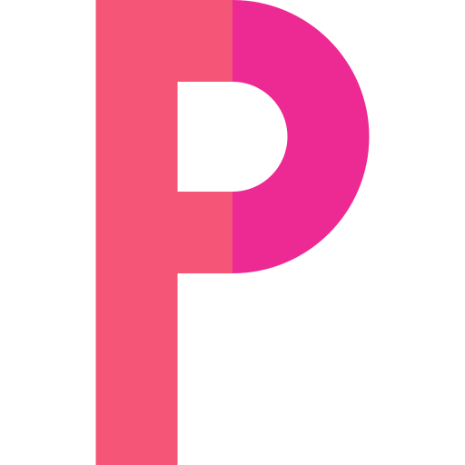 P Basic Straight Flat icon