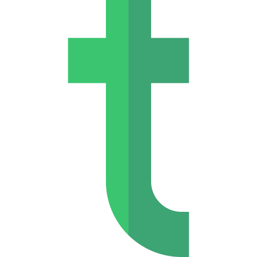 T Basic Straight Flat icon