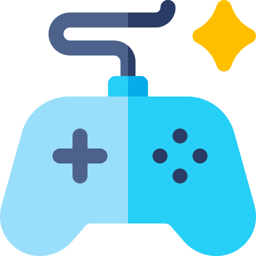 video gioco Basic Rounded Flat icona