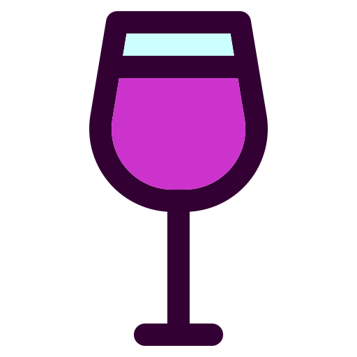 vinho Generic Outline Color Ícone