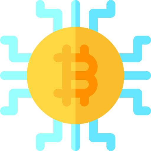 digitale valuta Basic Rounded Flat icoon