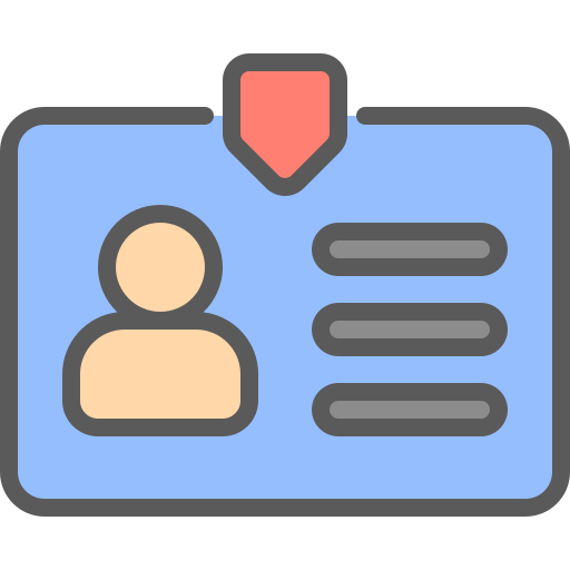 Id card Generic Outline Color icon