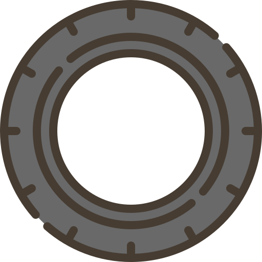 Tyre Generic Outline Color icon