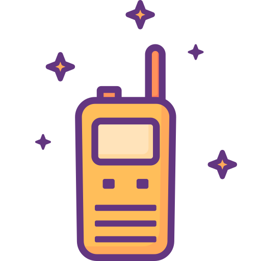 walkie-talkies Generic Outline Color icon