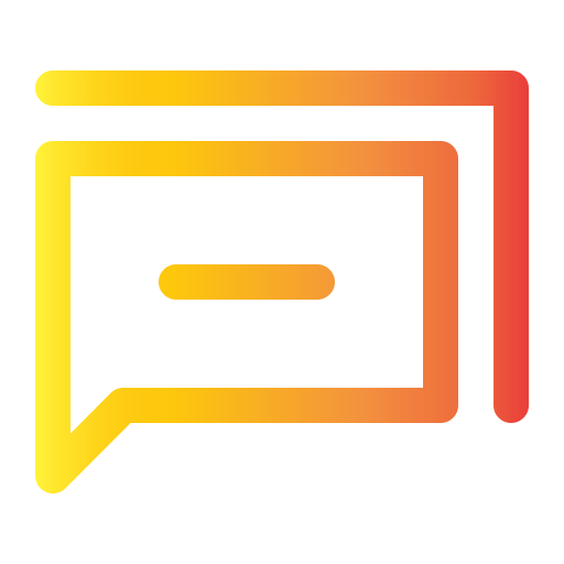 Message Generic Gradient icon