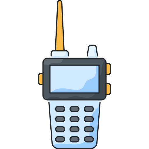 walkie-talkie Generic Outline Color icon