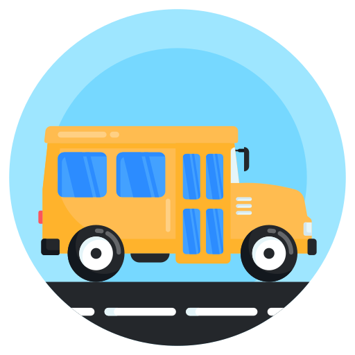 Ônibus escolar Generic Circular Ícone
