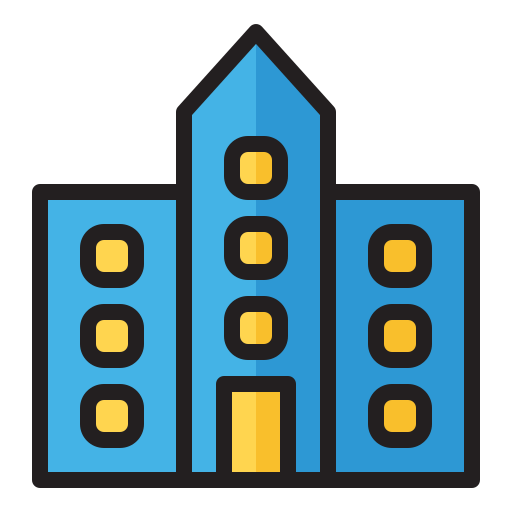 建物 Generic Outline Color icon