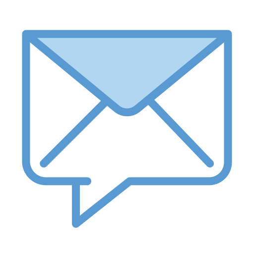 Electronic mail Generic Blue icon