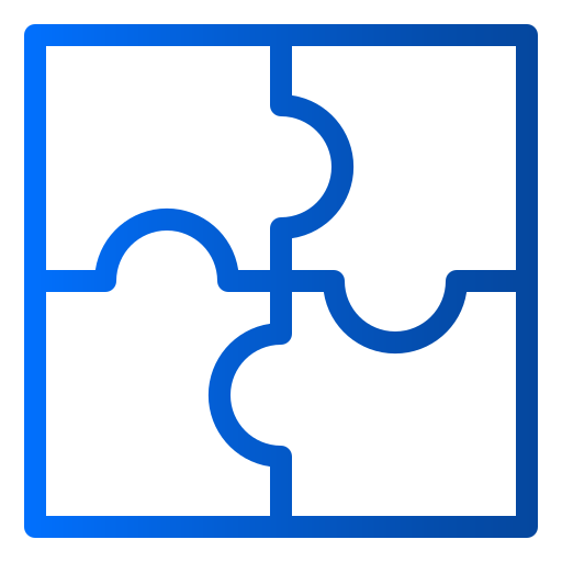 Puzzle game Generic Gradient icon