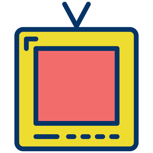 Television Berkahicon Lineal Color icon