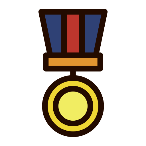 medaglia Octopocto Lineal Color icona