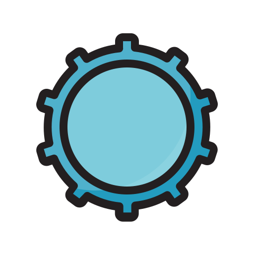 Gear Generic Outline Color icon