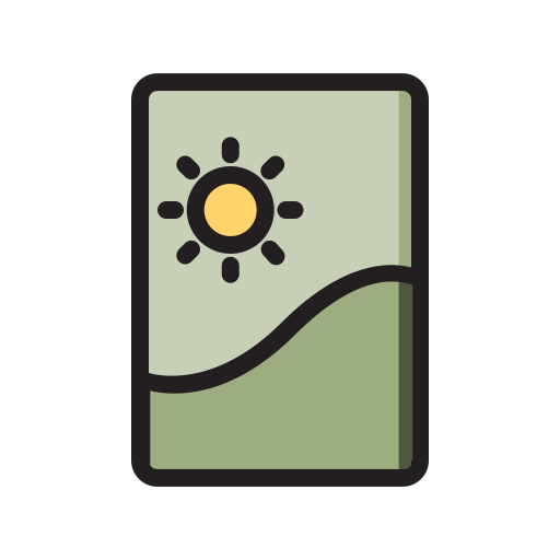 Scenery Generic Outline Color icon
