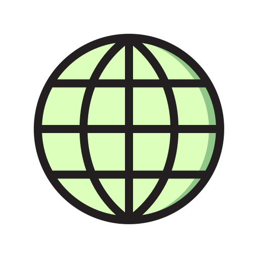 navegador web Generic Outline Color icono