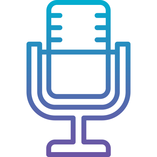 microfono Generic Gradient icona