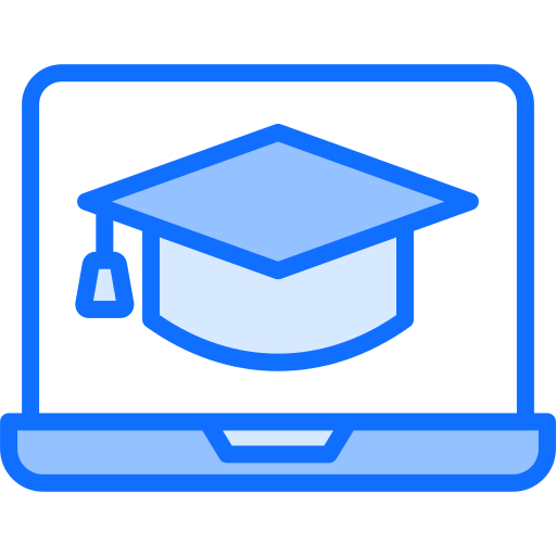 Graduation Generic Blue icon
