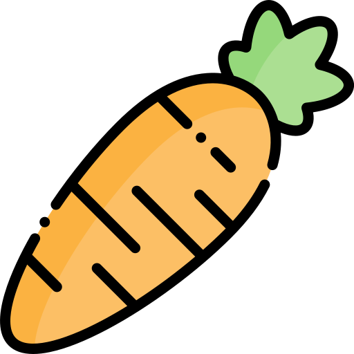 Carrot Generic Outline Color icon