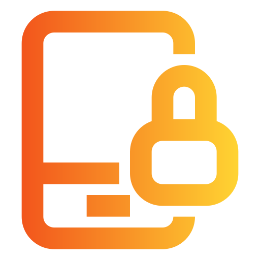 Mobile password Generic Gradient icon