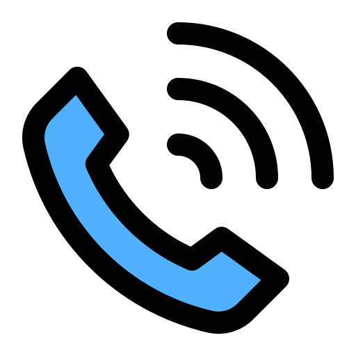 dzwoniący telefon Generic Outline Color ikona