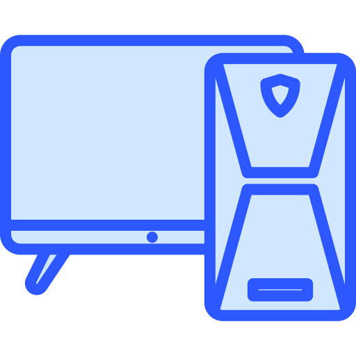 dispositivo de computadora Generic Blue icono