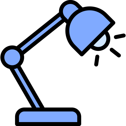 Table lamp Generic Blue icon