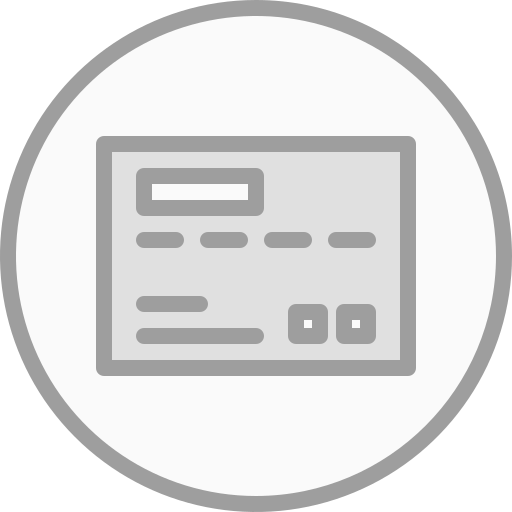 karta kredytowa Generic Grey ikona