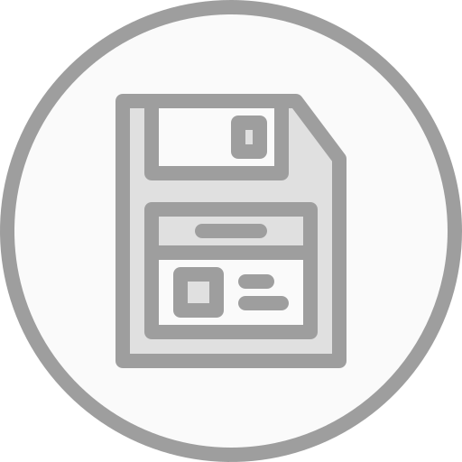 disquete Generic Grey icono