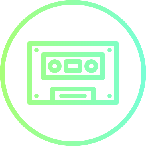 kassette Generic Gradient icon